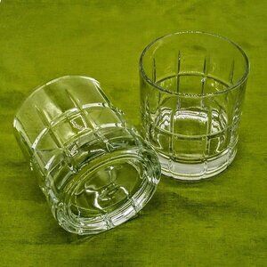 Anchor Hocking Tartan Double Old Fashioned Glasses